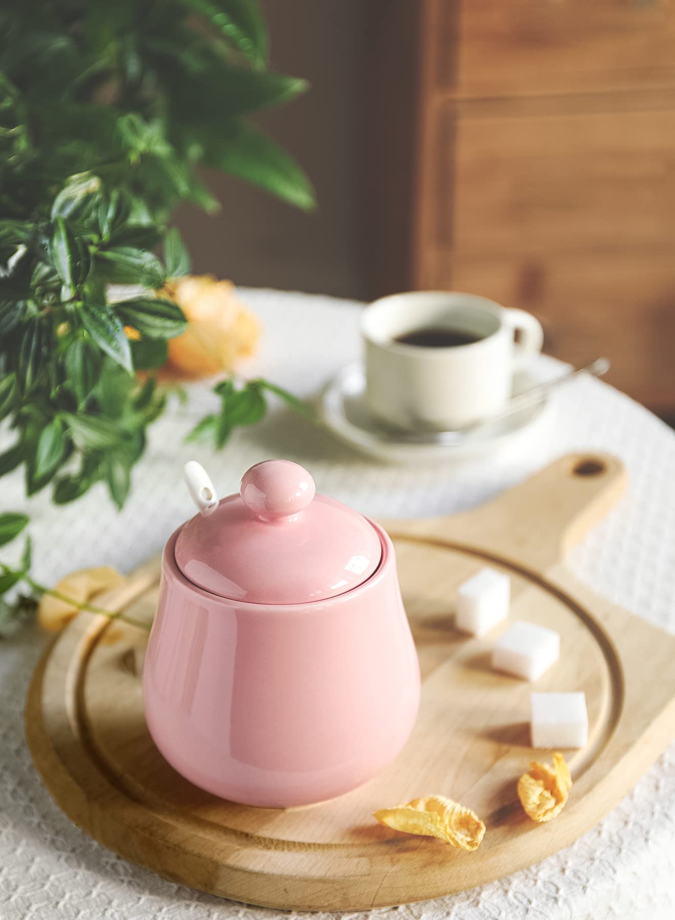 Amazon.com: Sweese 481.108 Azucarero de porcelana, recipiente de